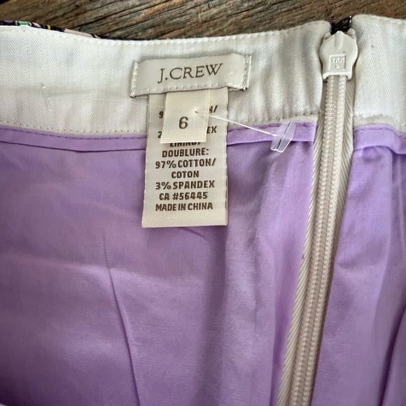 J. Crew No. 2 Pencil Skirt Paisley Print Size 6 - Picture 6 of 14